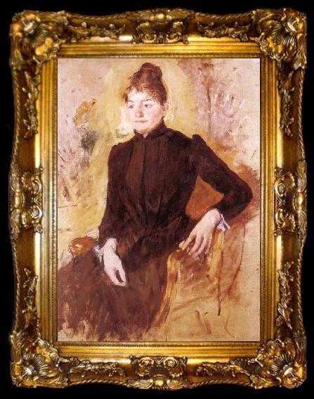 framed  Mary Cassatt The woman in Black, ta009-2